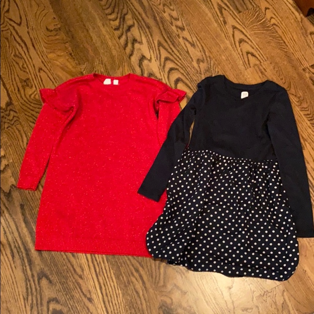 Girls Gap set of 2 dresses